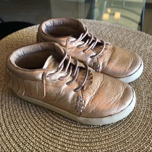 Freshly Picked Sneaker Moccs Rose Gold Size 9